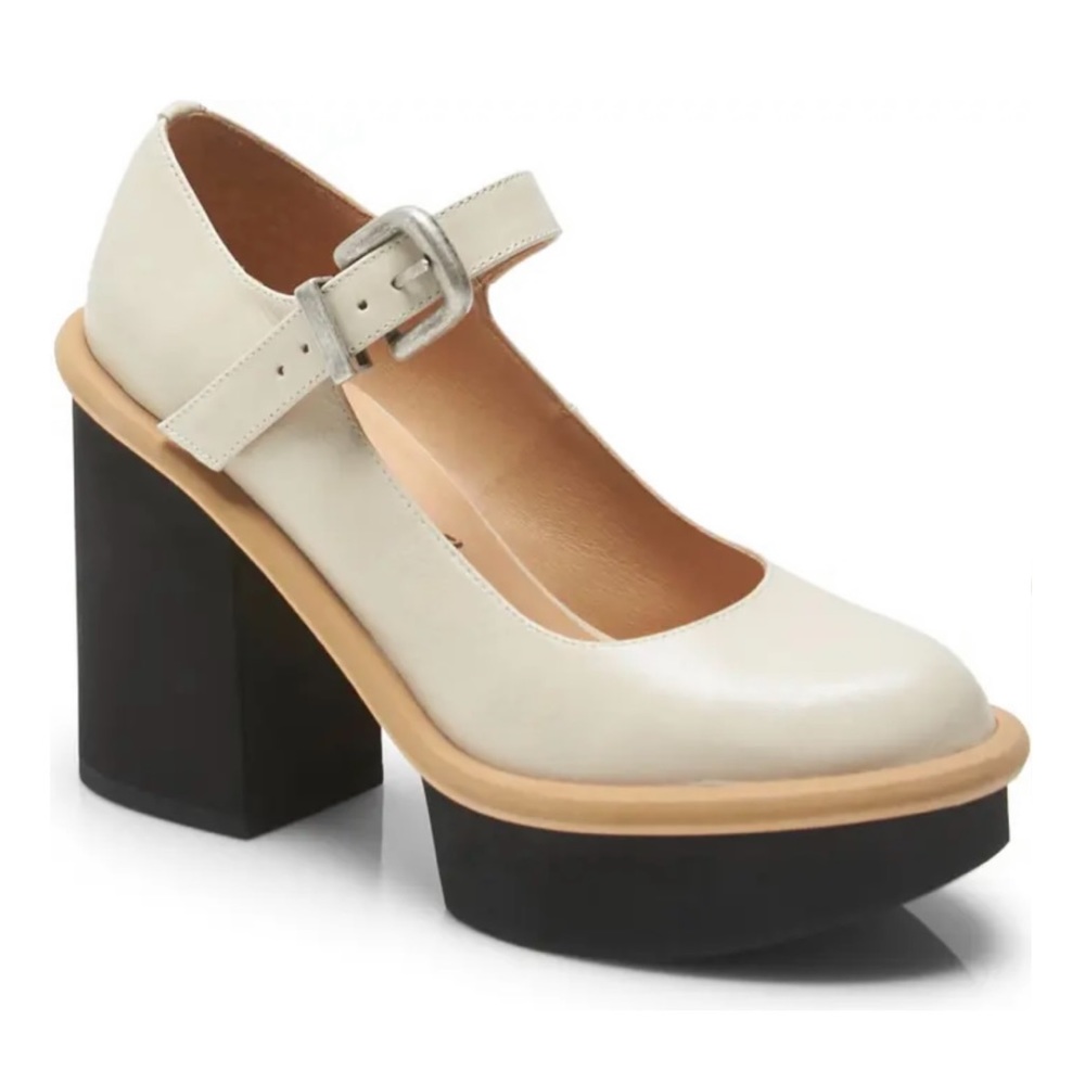 Free People Afterglow Maggie Mary Jane Platform Pump Size 9 / 39.5